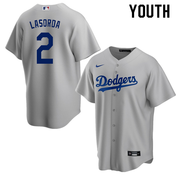 Nike Youth #2 Tommy Lasorda Los Angeles Dodgers Baseball Jerseys Sale-Alternate